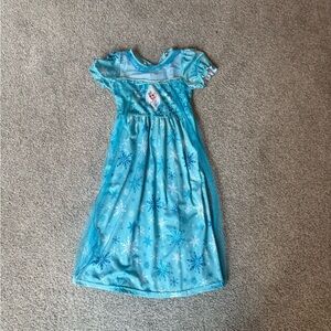 Disney Princess Elsa Frozen blue Dress Disney costume Pajamas nightgown